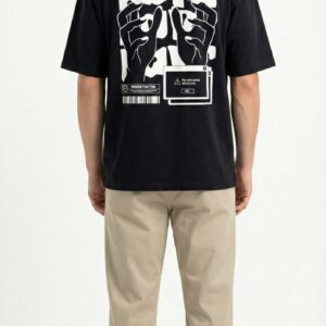 UNRESTRICTED Over sized T-Shirt (Black) - Image 2