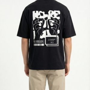 UNRESTRICTED Over sized T-Shirt (Black) - Image 2